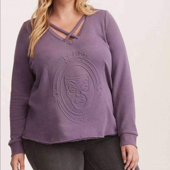 torrid Tops - Torrid Disney Evil Queen Sweatshirt Size 4X